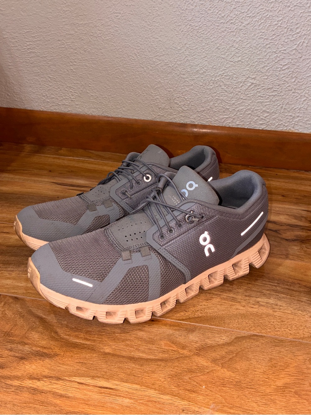 On Running Women's Sneakers in Gray and Beige